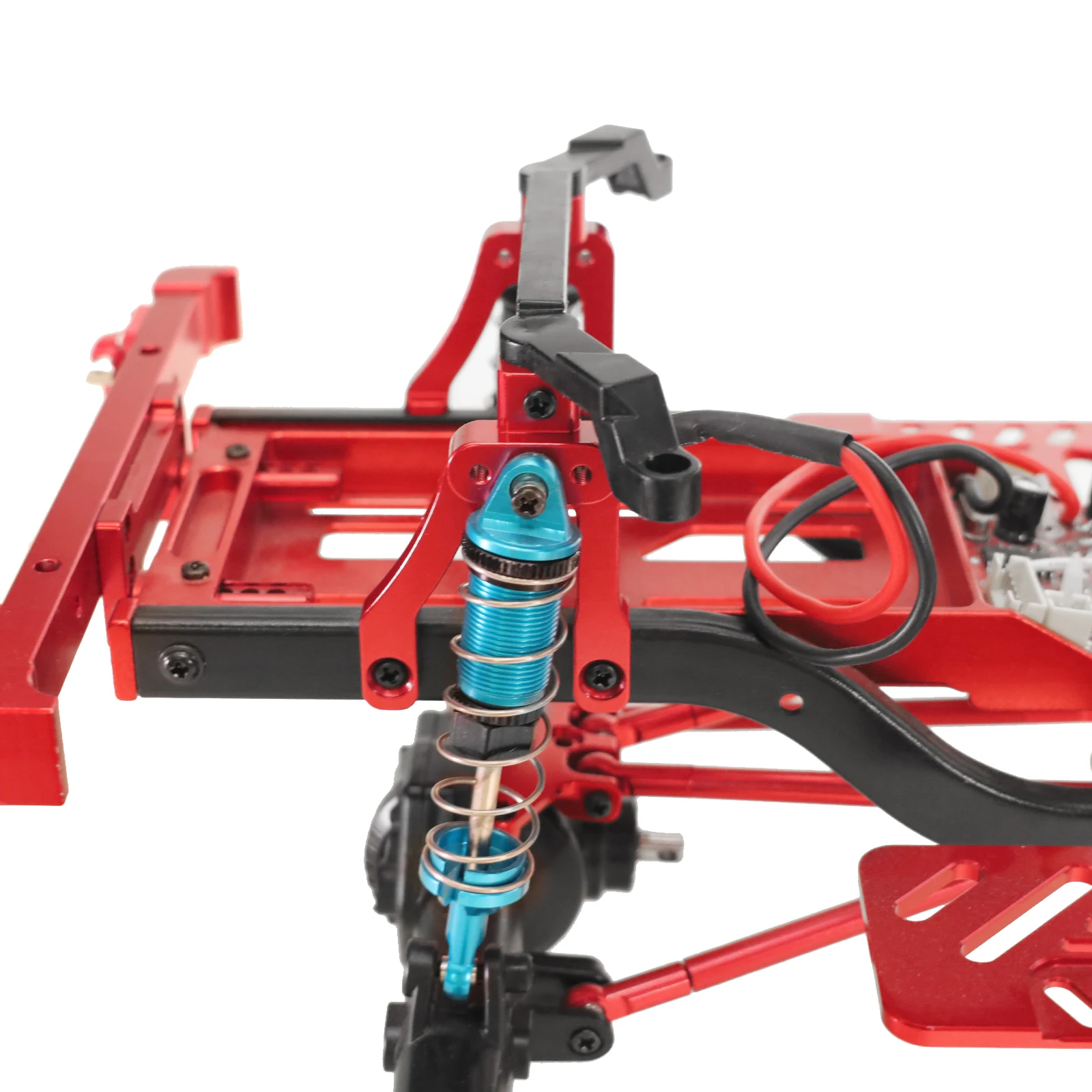 Metallstoßdämpferhalterung für MN128 MN86 MN86S G500 1/12 RC-Auto, aufgerüstet mit OP-Zubehör, nicht zerstörungsfreie Installation