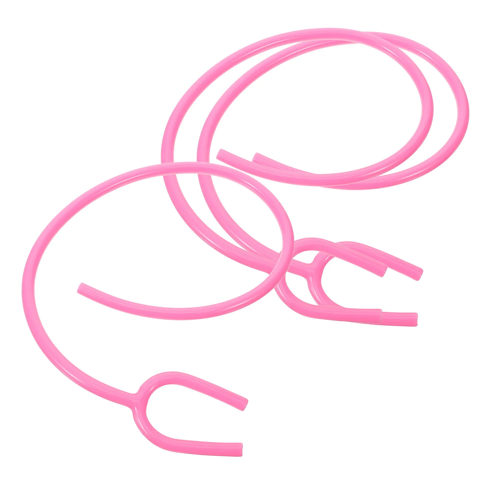 

3 Pcs Stethoscope Tube Replacement Flexible Tubing Accessories Extension Pvc Part Connectors