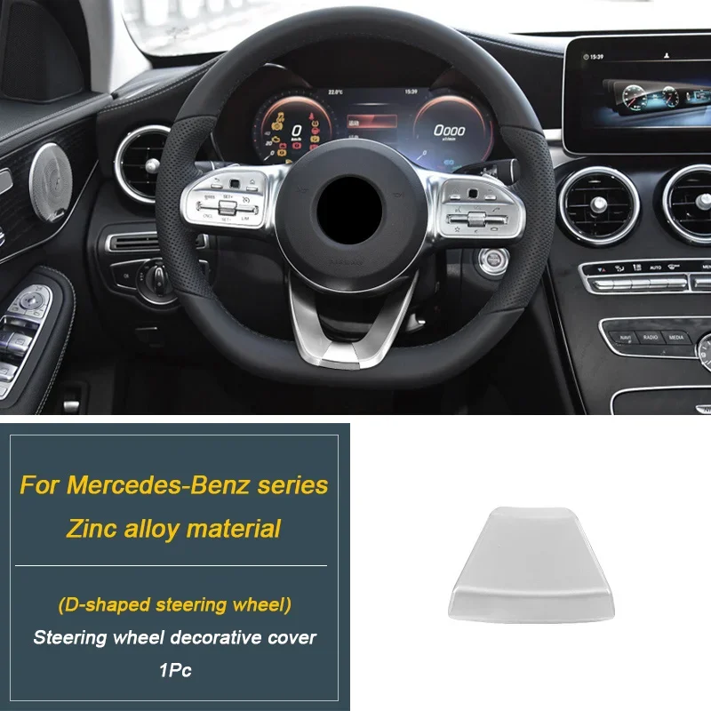 

Steering Wheel Decoration Badge Cover Trim Sticker For Mercedes Benz AMG W206 W205 W212 W213 W221 W222 W223 W251 W464 X204 X247