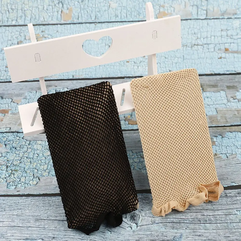 Soft Stretchy Wig Mesh Cap Open Ended Hair Net Comfortable Flat Base For Wigs Natural Look Daily Styling Accessory