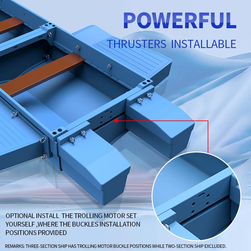 Modular Splicing Plastic Fishing Vessel High Speed Craft For Professional Inshore Angling
