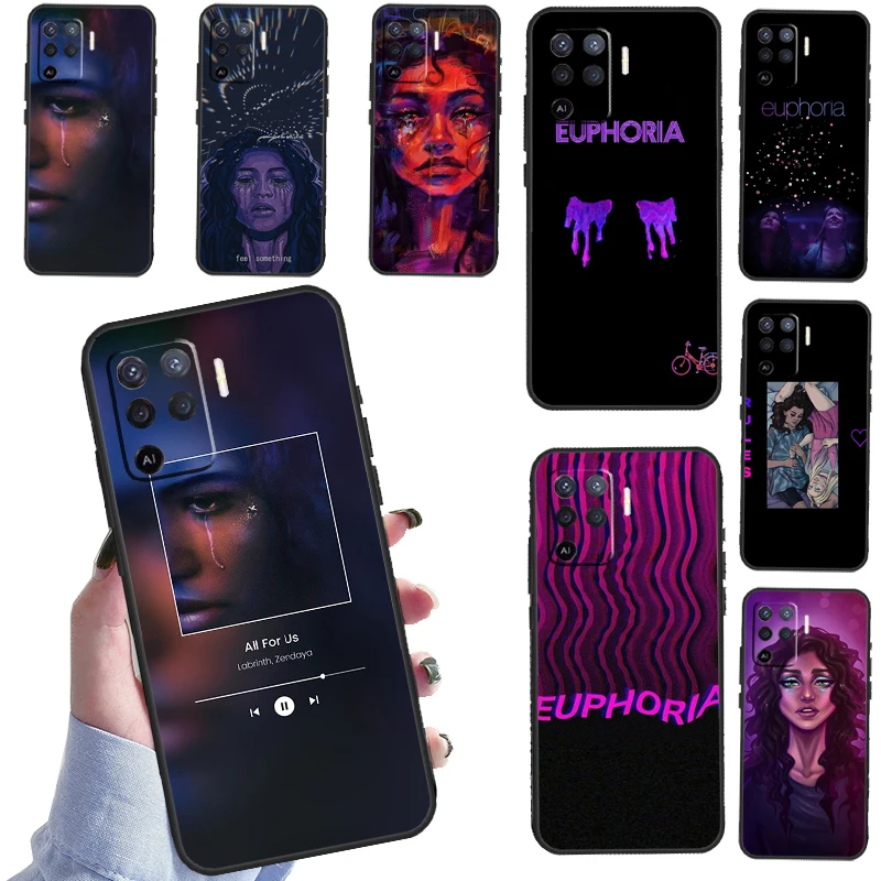 American TV Series Euphoria Luxury For OPPO A5 A9 2020 Case For OPPO A94 A74 A54 A31 A53 A53S A83 A91 A52 A72 A15 Back Cover