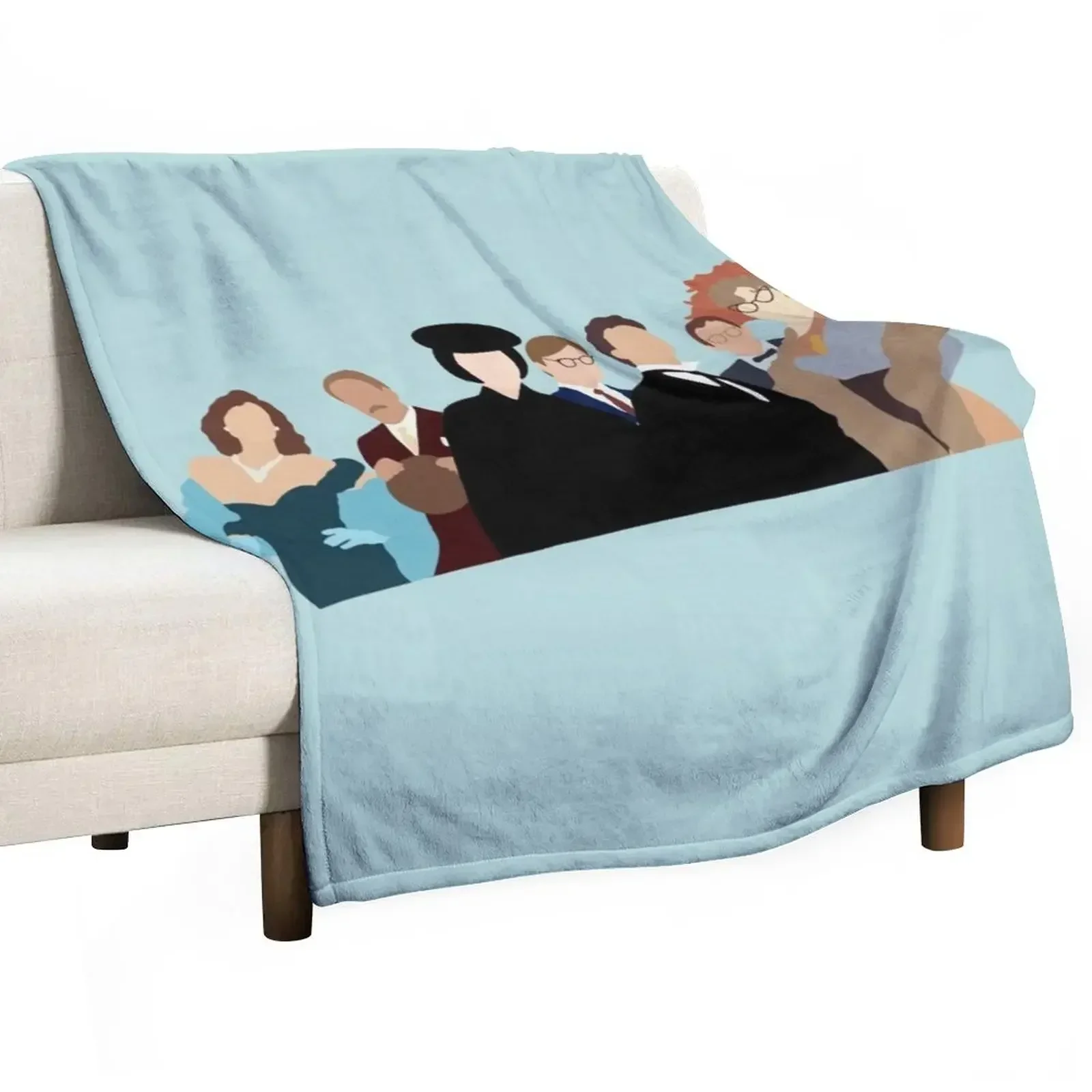 

Clue Movie Throw Blanket Sleeping Bag Plaid Custom Blankets