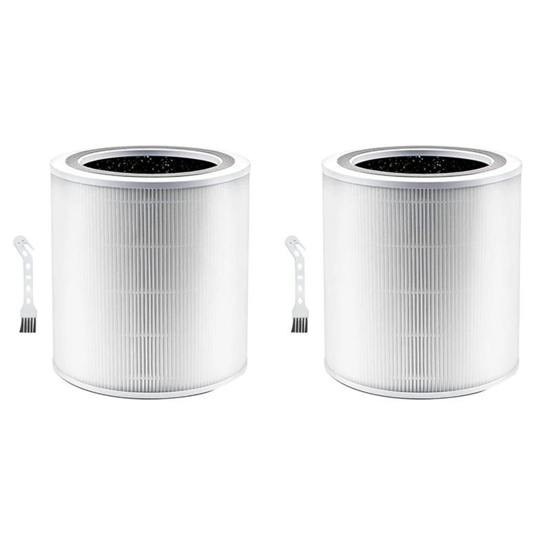 2X Replacement Filter For Levoit Air Purifier Core 400S Part Core 400S-RF H13 HEPA Filtration 5 Layers 3 In 1 Filter