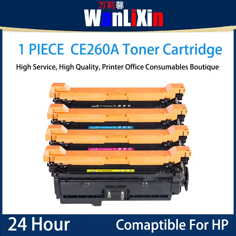 1 шт. картридж с тонером CE260A с чипом, совместимый с HP cp4025 cp4025dn CP4025n cp4525dn CP4025n