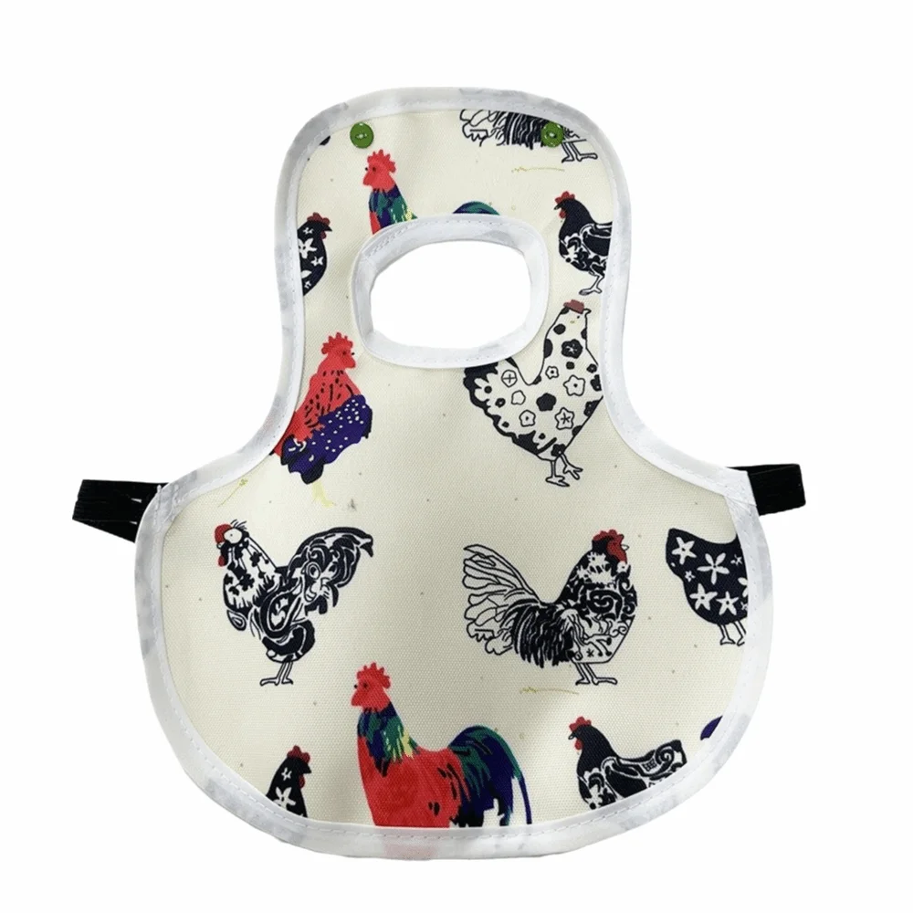 

Protective Hen Apron Adjustable Elastic Chicken Saddle Apron Back Cover Washable Poultry Back Protector Hen Safety Accessories