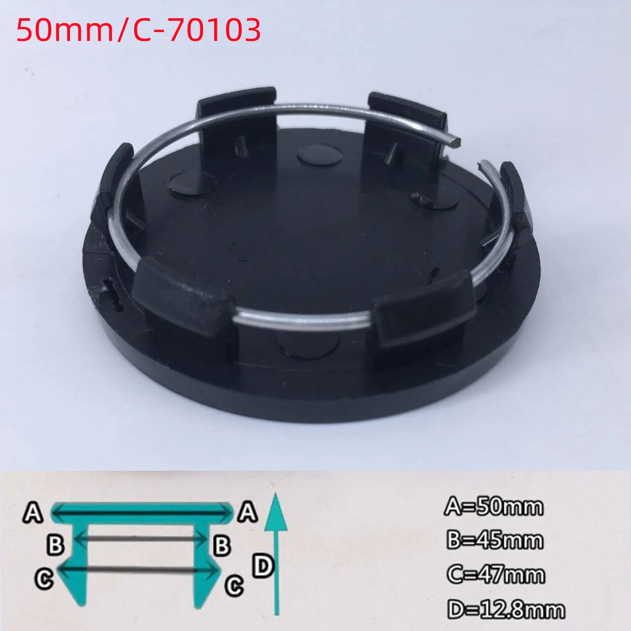 4 Stück 10 Stile Universal 49MM 50MM 56MM 60MM 65MM 68mm Auto-Radnabenkappen Ersatz-Zubehör für Radnabenabdeckungen