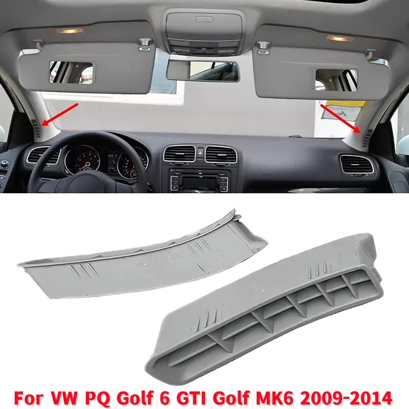 2Pcs/set Car A-pillar Air Outlet Cover A-Pillar Inner Air Conditioning Outlet For VW PQ Golf 6 GTI Golf MK6 2009-2014