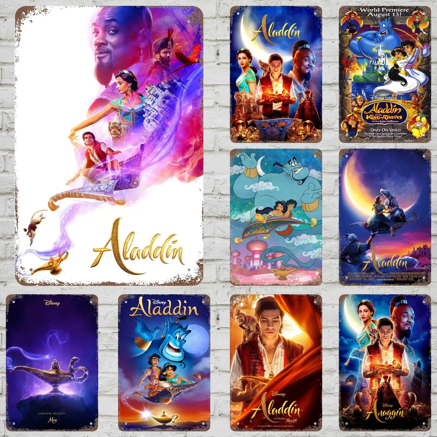 

MINISO Aladdin (2019) Funny Bar Metal Sign, Retro Plaque, Vintage Sign, Alcohol Drinker, Pub, Club, Kitchen Wall Decoration