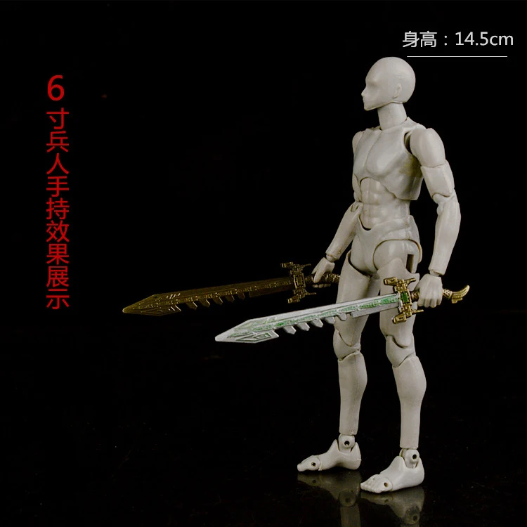 

Hot Sale 1/12 Soldier Weapons Ancient Sword Shark Tooth Sword Model Accessories Fit 6'' Action Figure In Stock