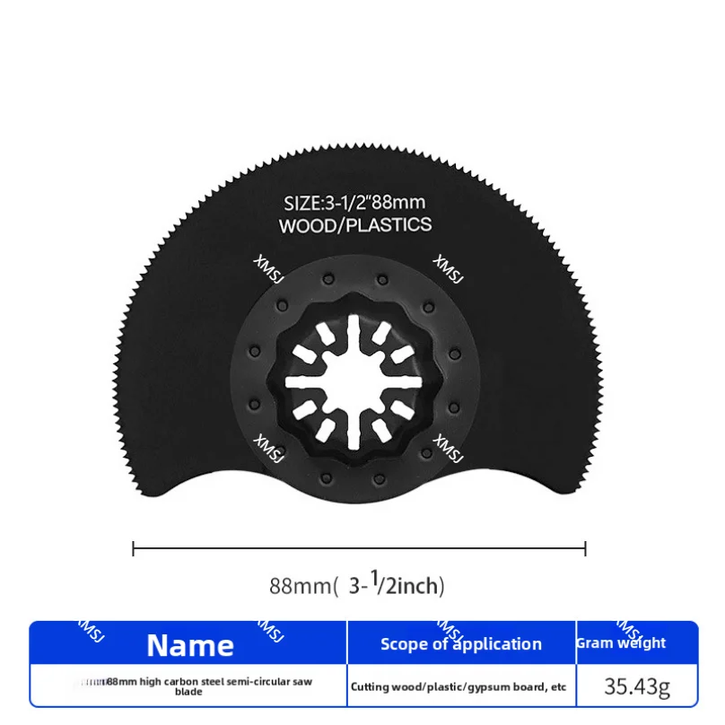 XMSJ 10 قطعة شفرة منشار متأرجحة متعددة المهام عالمية للأظافر البلاستيكية الخشبية ملحقات متعددة الاستخدامات 2025 جديد #6