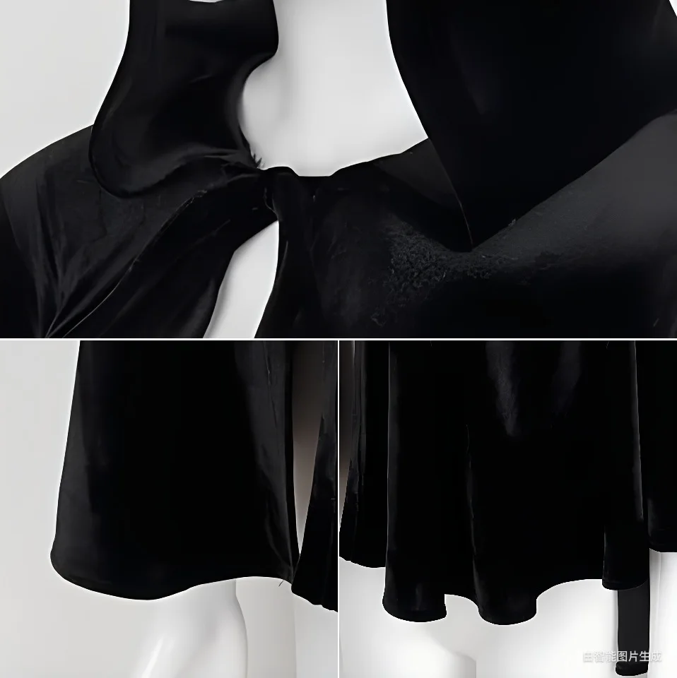 Cosplay Vintage Mittelalterlicher Gotischer Kapuzenumhang Dünner Mantel Damen Vampir Teufel Creed Umhänge Piraten Halloween Cosplay Kostüme – Detail 7