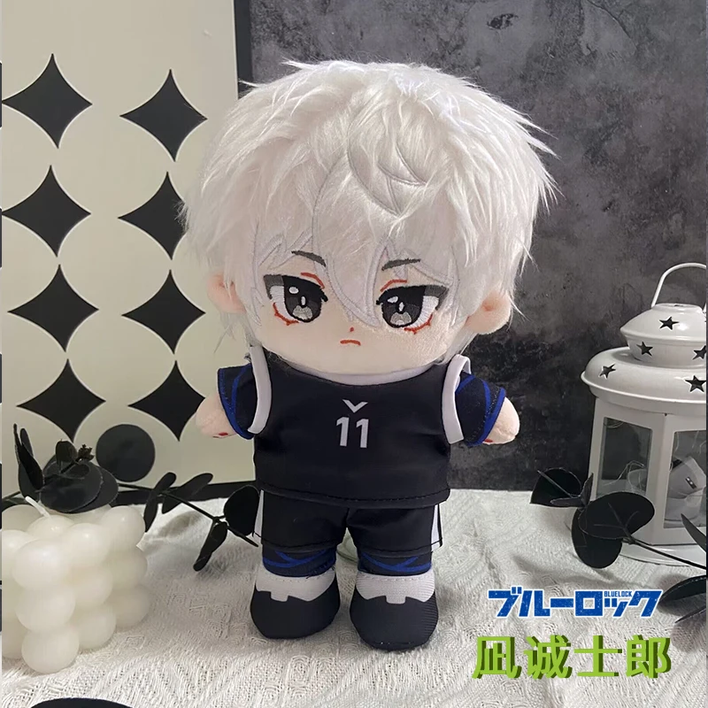 อะนิเมะ Nagi Seishiro ตุ๊กตาน่ารักตุ๊กตาตุ๊กตาของเล่นตุ๊กตา Plushies Dressing-up รูปการ์ตูนของเล่นหุ่น PROP เสื้อผ้า 20 ซม.สต็อก