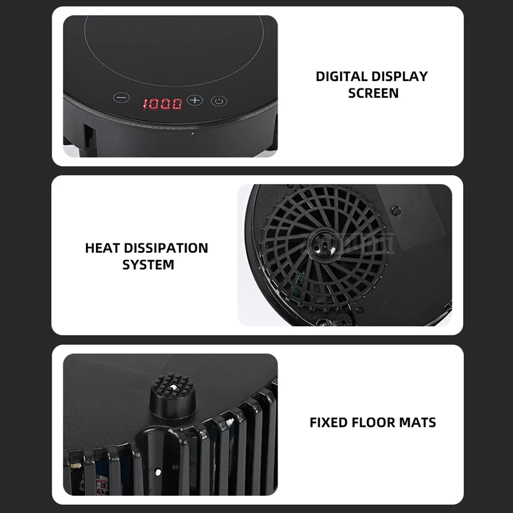 Commercial Induction Cooker Circular ฝัง Panela Inducao 195 มม.หม้อร้อนเปียโน Cottura A Induzione