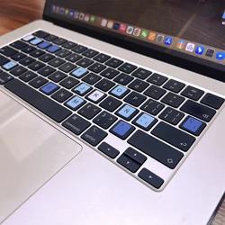 Colorful Universal Keyboard Stickers, Computer Keyboard Replacement Decals Keyboard Letter Stickers Non-falling Leave No Trace