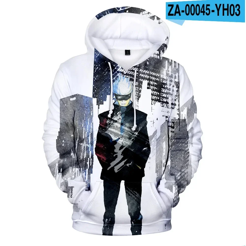 3D Print Anime Jujutsu Kaisen Hoodies Sweatshirts Mannen/Vrouwen 2024 Nieuwste Mode Streetwear Herfst Winter Plus Size Kleding Jas