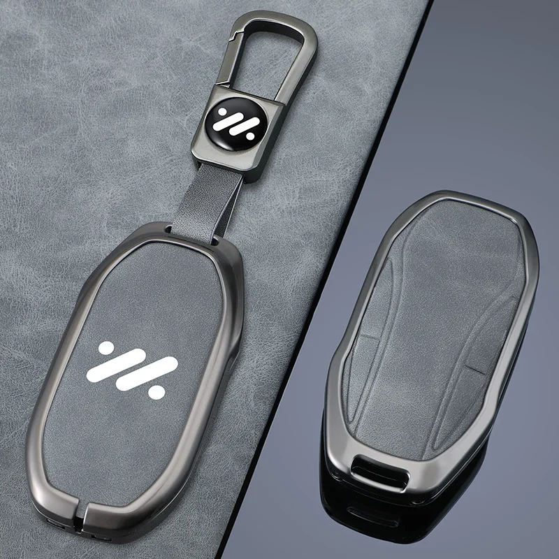 

Car Smart Key Case Cover Keyless Bag for IM Zhiji L7 LS7 L6 LS6 Zinc Alloy Car Key Cover Protector Keychain Styling Accessory