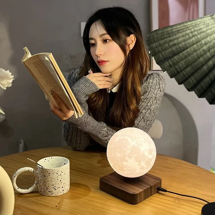 مصباح قمر ماجليف، ضوء محيط، مصباح قمر لغرفة النوم، مصباح طاولة بجانب السرير #4