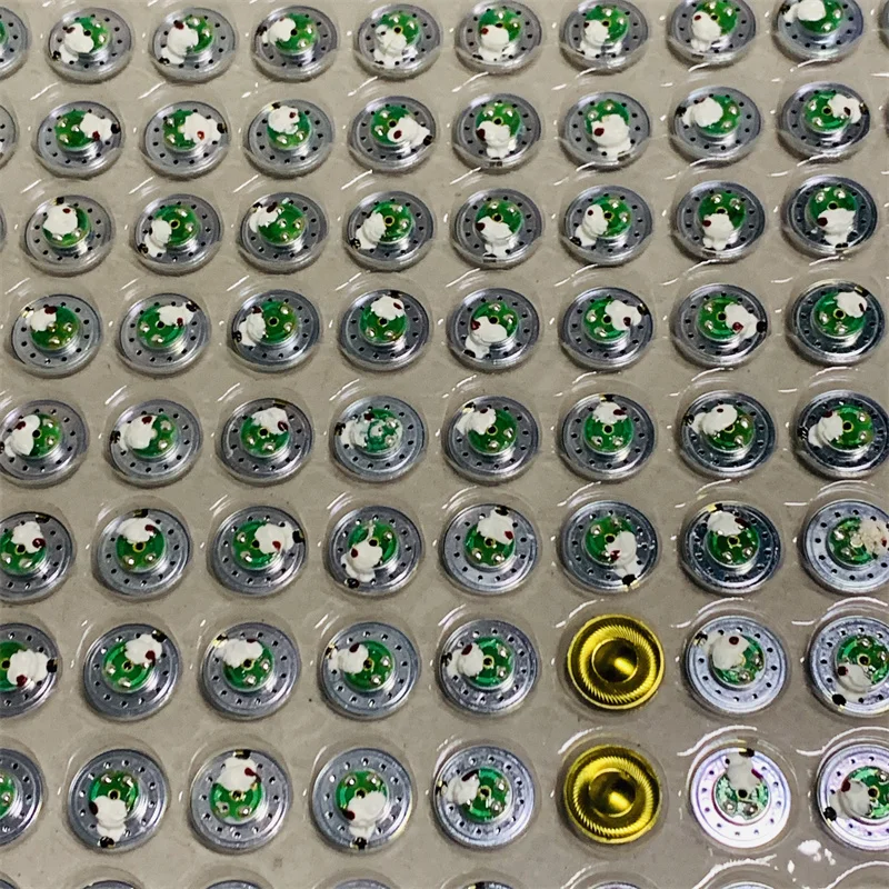 وحدة مكبر صوت 15.4 ملم وحدة غشاء ذهبي ملحقات سماعة الرأس ذاتية الصنع 32 أوم 2 قطعة