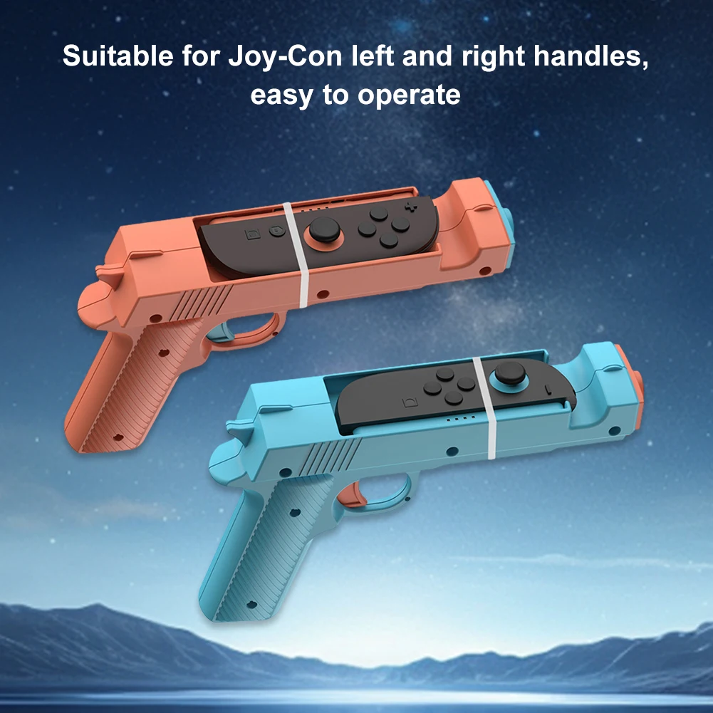 Controller per pistola da gioco di tiro per Switch 2 Joy-Con Shooting Gunstock Grip Migliora l'esperienza di interazione Impugnatura a forma di pistola da gioco