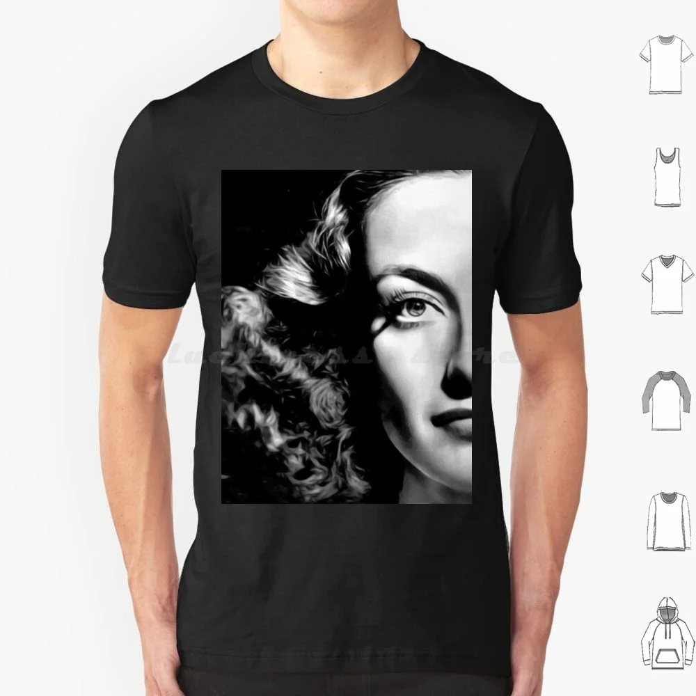 

Portrait Of Joan , Famous American Actress In Hollywood In Mid-Twentieth Century T Shirt Men Women Kids 6xl Joan Joan American