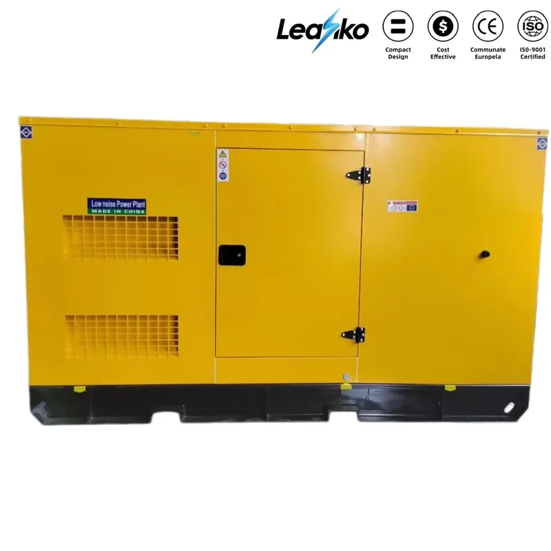 Water Cooled Silent Generator Set 30kw 50kw 100kw 3 Phase Industrial Silent Generator with ATS
