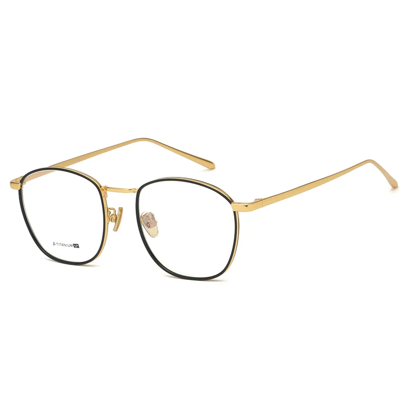 Brand Designer Transparent Glasses Frames Men Women Vintage Optical Myopia Eyeglasses Frames LadiesTitanium Eyewear S8873