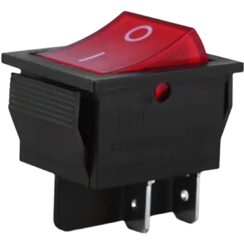 Treadmill Power Switch Original Commercial Socket Fuse Red Switch Universal Accessories with Light