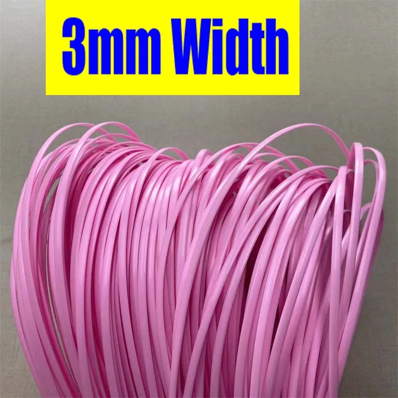 3mm Width 500g Candy Color Plastic Synthetic PE Rattan Material For Knit Repair Furniture Bag Basket Chair Table Sofa