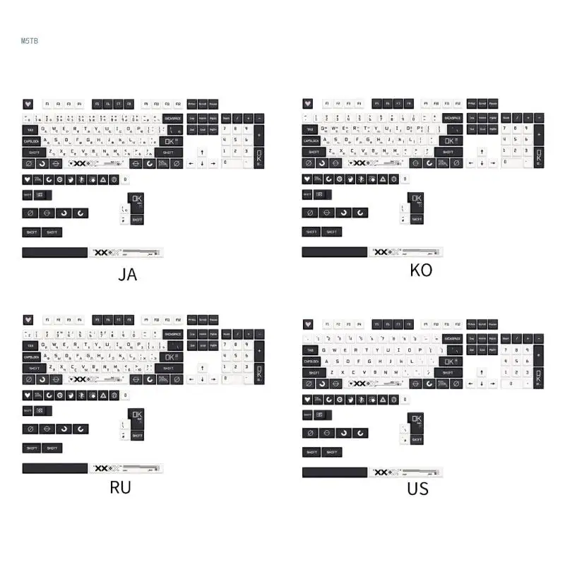 

Толстые колпачки Pbt Keycaps 128Keys XDA CSgo Keycap Set Механическая клавиатура Keycap