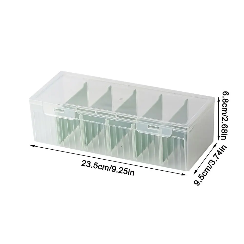 New Large Capacity Card Storage Box with Lid Dustproof Data Cable Organizer Division Box