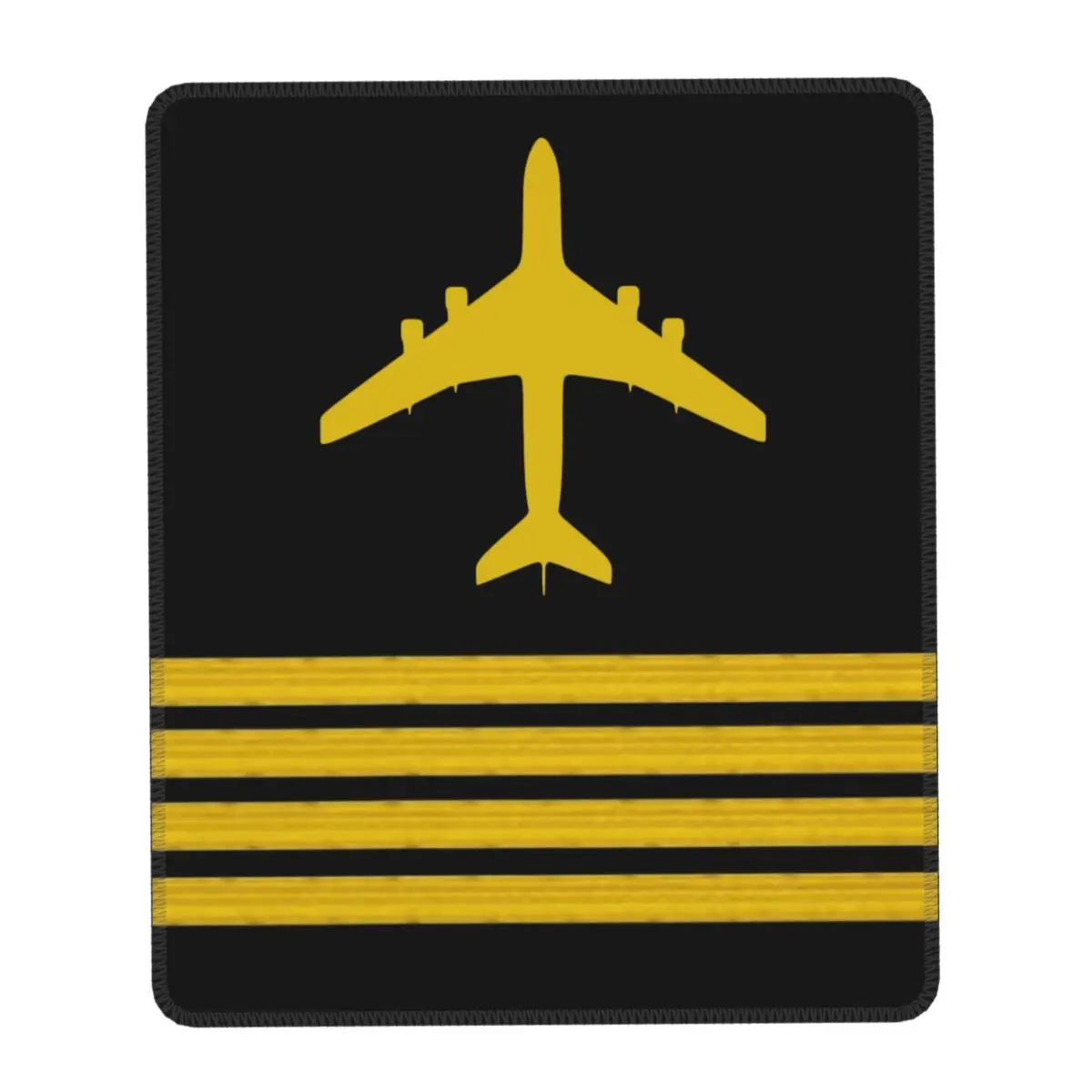 เครื่องบินนักบินกัปตันลายเมาส์สำหรับเล่นเกมส์ลื่นยาง Mousepad Aviation Aviator เครื่องบินสำนักงานคอมพิวเตอร์ PC แผ่นรองจาน