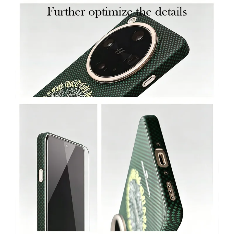 Carbon Fiber Case For Vivo X300 Ultra Kevlar Wireless Charging Back Cover Case for VIVO X300 ULTRA