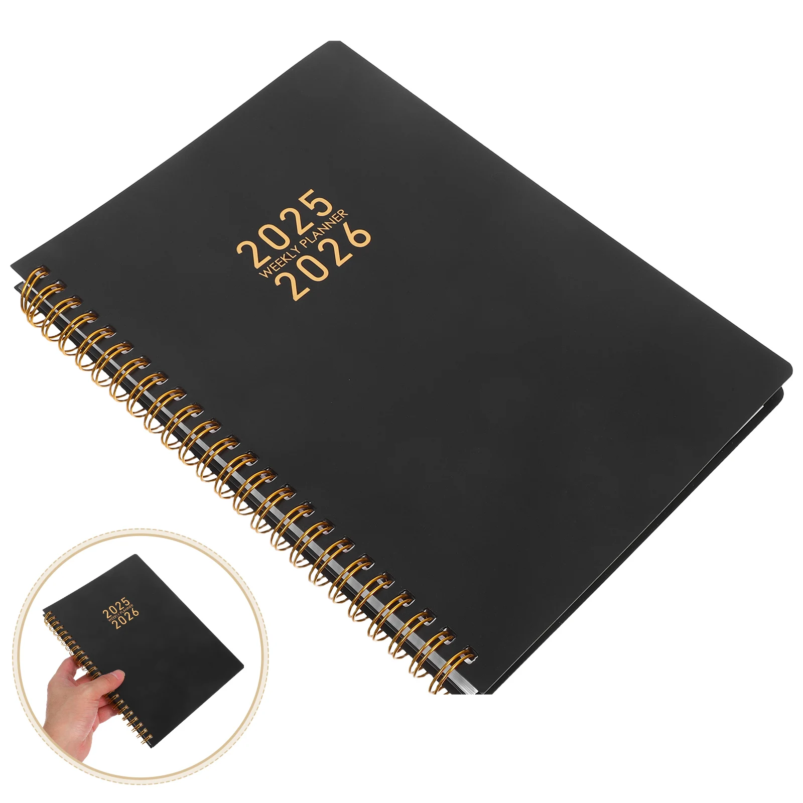 

Weekly 2025-2026 A5 Monthly Calendar Agenda Journal Academic Daily Organizer Notebook Twine Binding Minimalist Thick Paper
