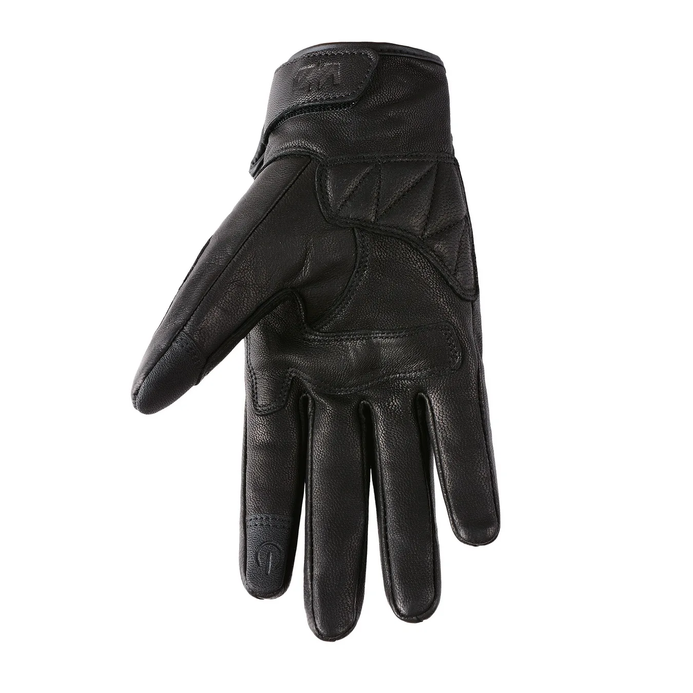 Motorhandschoenen voor heren - Echt lederen rijhandschoenen voor motorrijders Duurzame motorracehandschoenen - Zwart