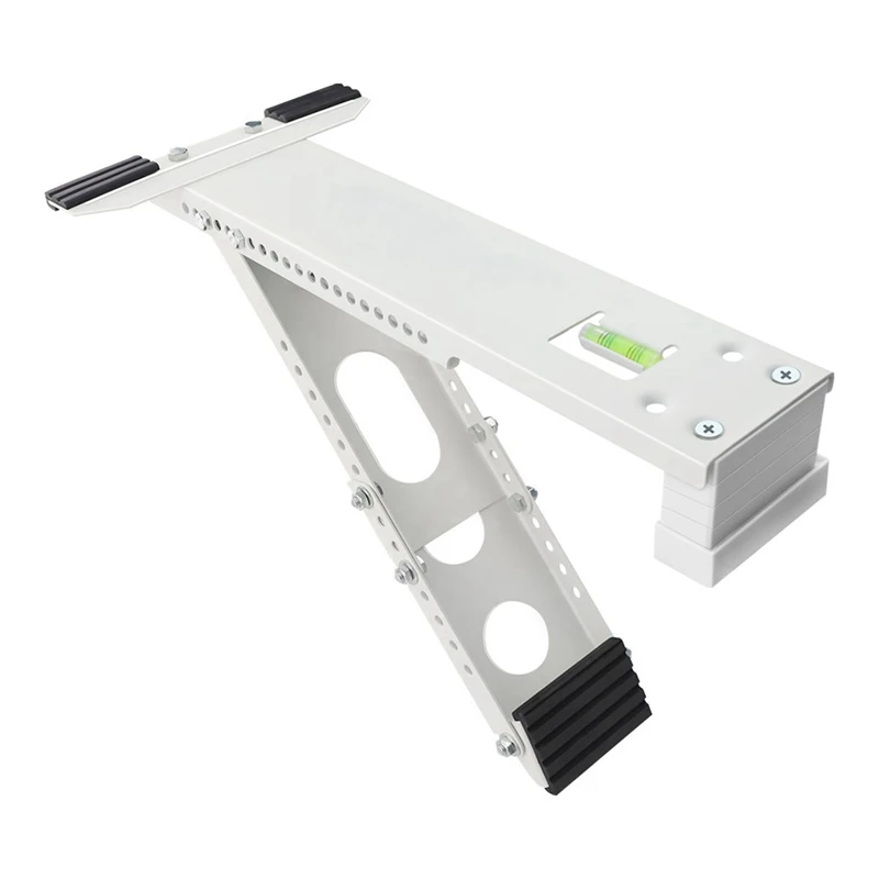 Window Air Conditioner Support Bracket,Adjustable Anti-Slip Shock-Absorbing Mat Window AC Safe Support Bracket Installs