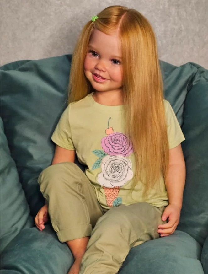 Delphi Reborn Vinyl Toddler Doll Kit by Ping Lau 42inches Sold Out Edition With Blond Hair