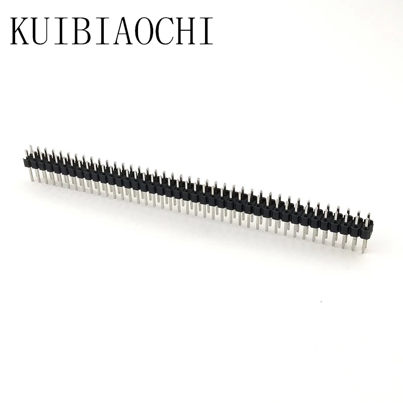 5pcs/LOT 2.54mm connector 2 x 40 Pin Male Double Row Pin Header Strip