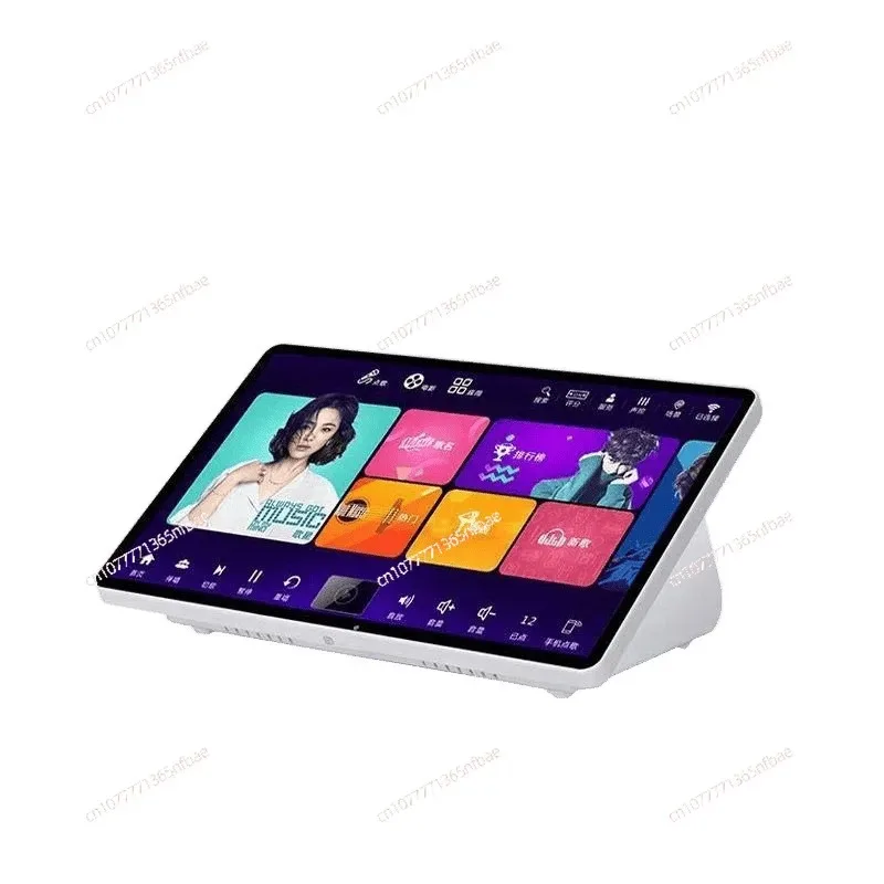 Newest Touchscreen Karaoke Machine All-in-One, Home KTV Singing Machine with Voice Control & Speaker Set