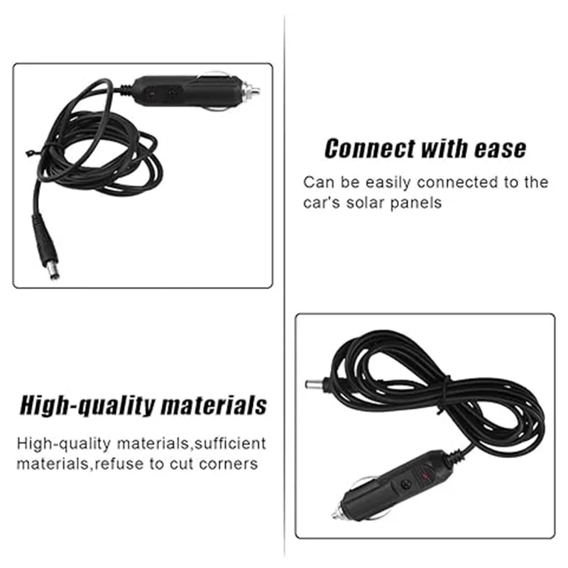 

12 В 24 В автомобильное зарядное устройство адаптер питания постоянного тока прикуриватель постоянного тока 5,5 мм * 2,1 мм штекерный разъем для автомобильного зарядного устройства удлинительный кабель шнур