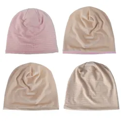 Soft Elastic Pullover Cap Soft Letter Printing Show Smaller Chemo Cap Ear Protection Heaps Hat Pregnant Woman