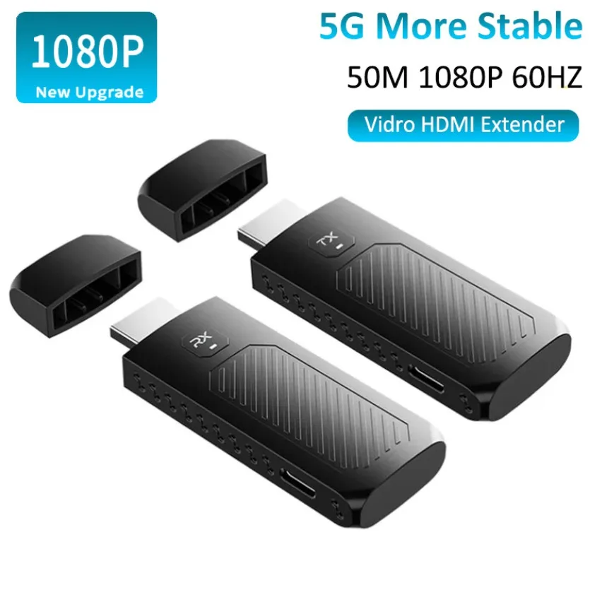 

Беспроводной HDMI-совместимый передатчик-приемник 50М 1080P, удлинитель видео, адаптер дисплея, кабель для зеркального отображения экрана с камеры/ПК на телевизор