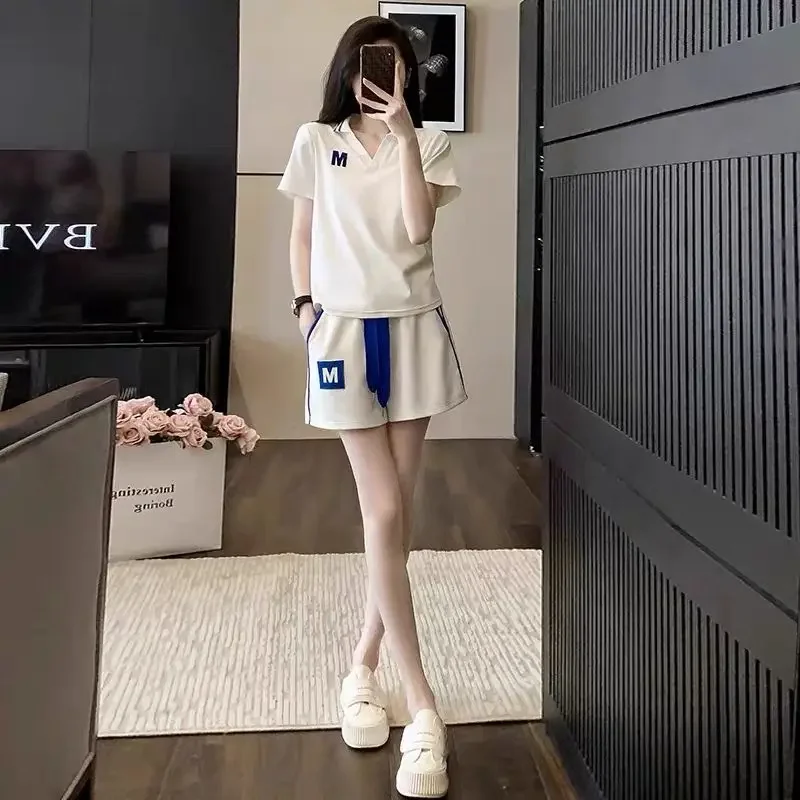 Summer Fashion 2024 New Woman Shorts Sleeve Features Matching Clothing Trend Casual Short Sets for Women 2 Pieces Novelty In Kit