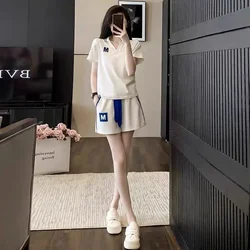 Summer Fashion 2024 New Woman Shorts Sleeve Features Matching Clothing Trend Casual Short Sets for Women 2 Pieces Novelty In Kit