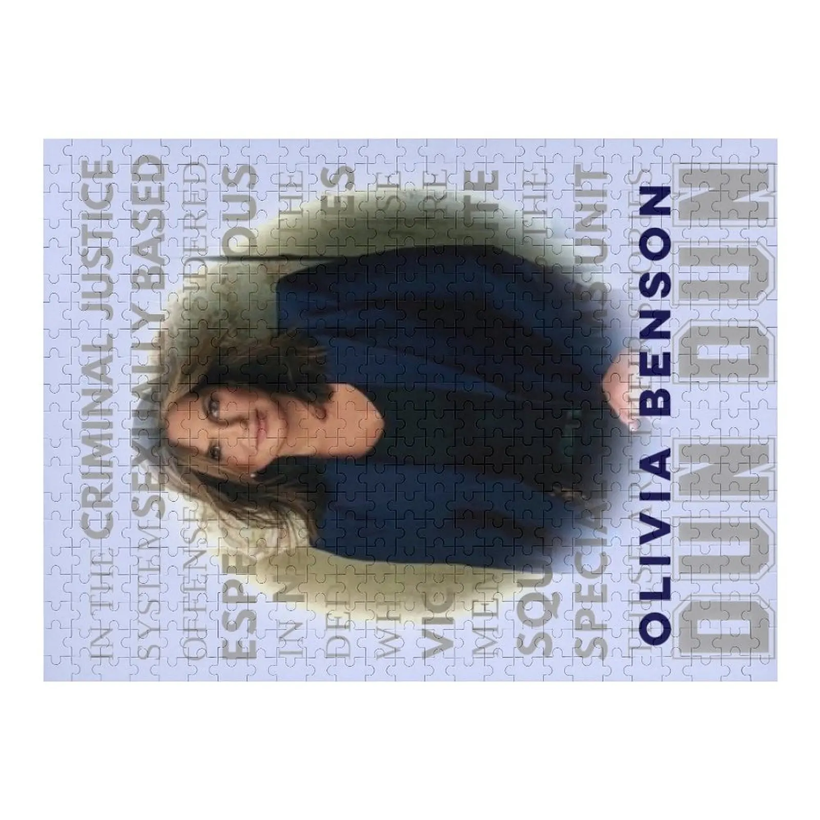 

Olivia Benson Jigsaw Puzzle Personalized Baby Toy Scale Motors Adult Wooden Puzzle