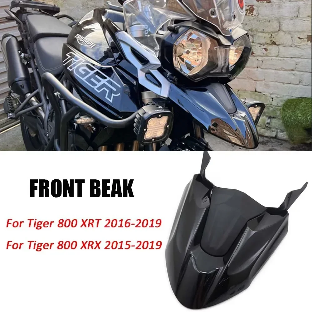 

NEW Motorcycle For Tiger 800 XC XRT XRX 2019 2018 2017 2016 2015 Front Beak Extend Wheel Fender Nose Extension Cover