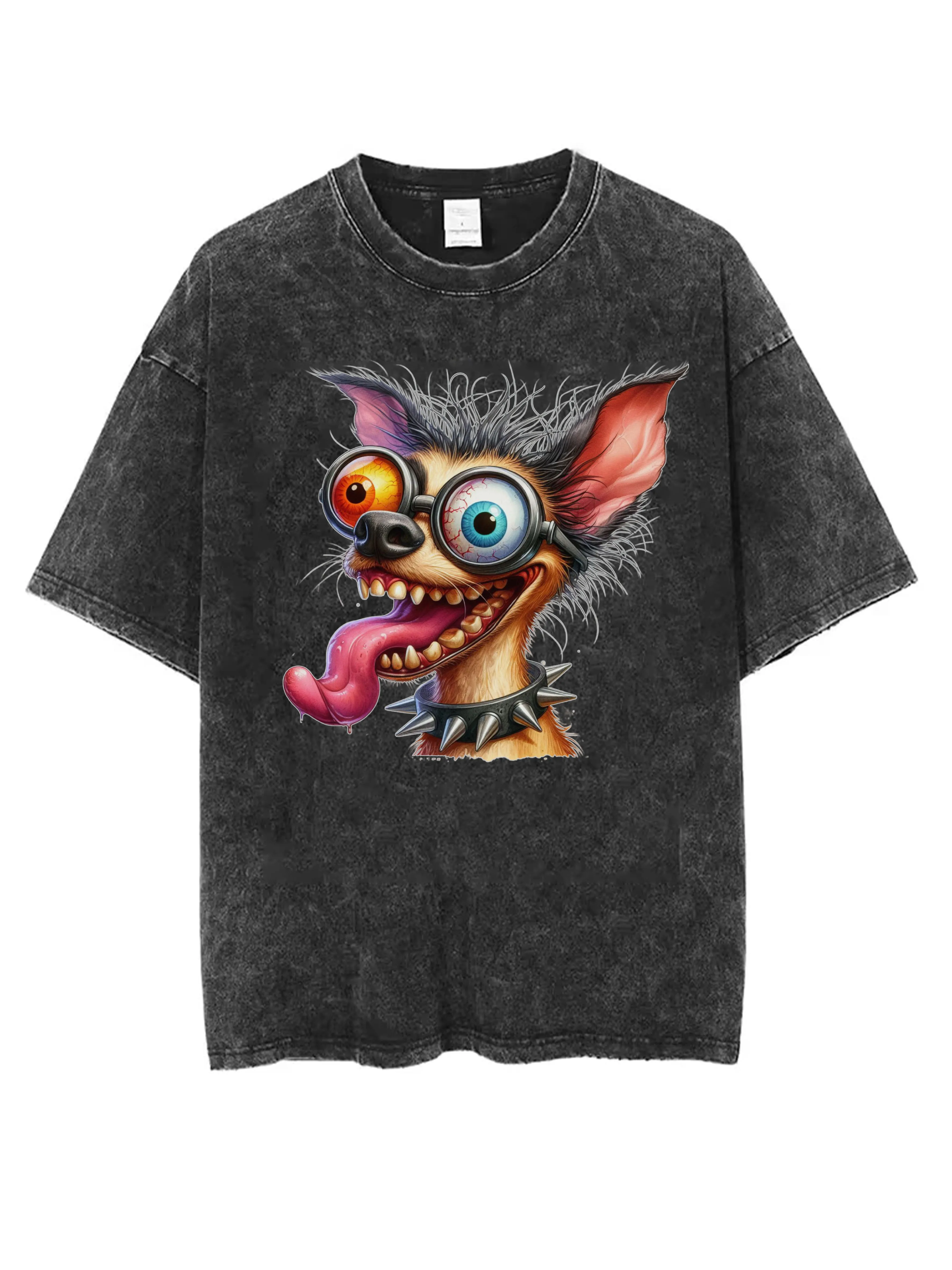 تي شيرت مريح مطبوع عليه الهالوين برقبة دائرية مغسول للنساء والرجال ملابس شتوية سوداء فضفاضة الأكثر مبيعًا ملابس غير رسمية مطبوعة