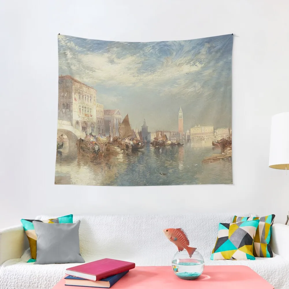 

Thomas Moran - Glorious Venice Tapestry Kawaii Room Decor Decoration Wall Wall Deco Home Decoration Accessories Tapestry