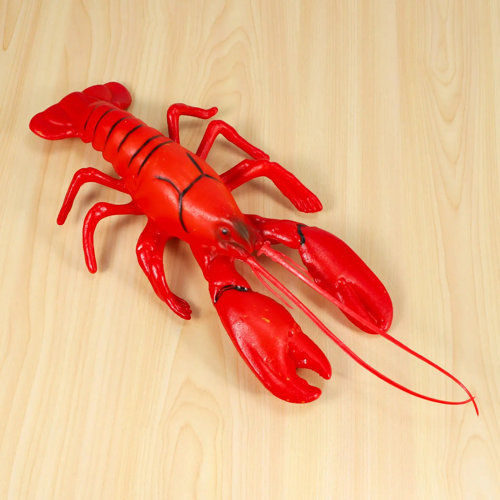 【Today-Only!】12 X 5 Inch Big Fake Lobster Model For Dispaly Artificial Marine Animals Decoration