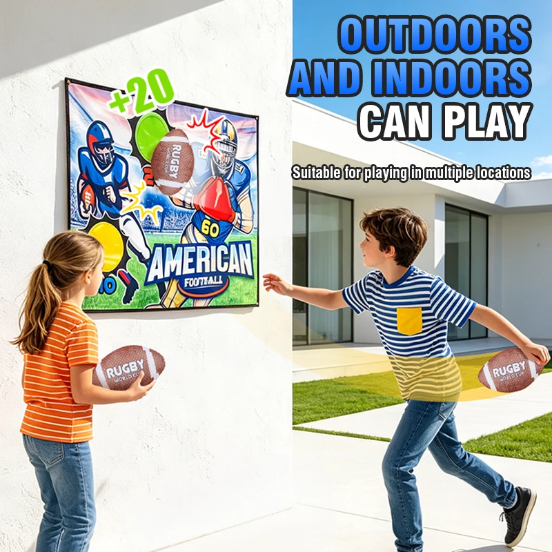 Children's Rugby Ball Toss Gam - đánh giá và giá Kids Indoor Outdoor Games